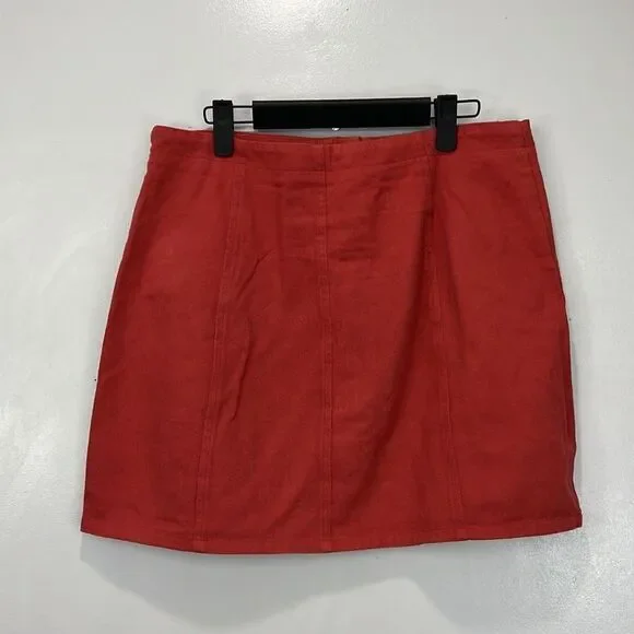Miami  Burnt Orange Skirt - Picture 6 of 6